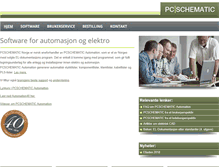Tablet Screenshot of pcschematic.no